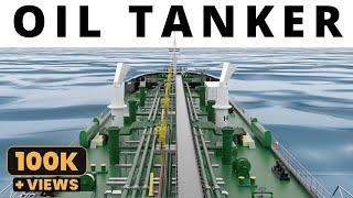 Oil Tanker 3D Animated Explanation | Ship Terminology | Virtual Tour of an Oil Tanker Ship