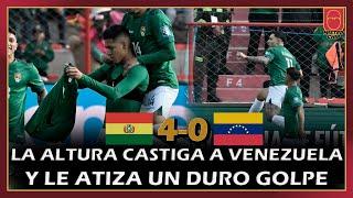 ​​ ¡VENEZUELA SUFRE UNA CAÍDA DE MUCHA 'ALTURA' QUE REENGANCHA A BOLIVIA EN LAS ELIMINATORIAS! ​​