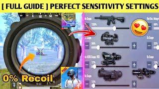 PUBG LITE NEW BEST SENSITIVITY SETTING NO RECOIL | HOW TO SET PERFECT SENSITIVITY SETTING PUBG LITE