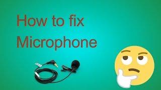 How to fix and set up your microphone | 3 solutions  | Hindi