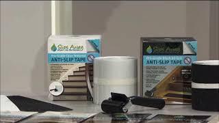 Non slip tape and anti slip stair treads live on QVC by SlipsAway.