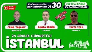 İSTANBUL / Canlı Yayın / Bariyer Dibi / 28 Aralık 2024 Cumartesi #atyarisi