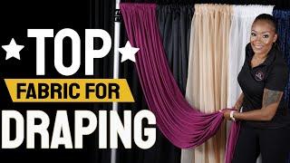 Best Fabric for Backdrops when Draping