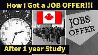 How to find field job in Canada | International student to VFX Artist