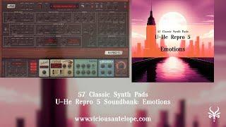 U-He Repro 5 Synth Presets | Vicious Antelope - Emotions | Classic Synth Pads