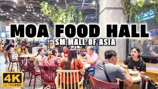 [4K] MALL OF ASIA FOOD HALL Tour! Discovering the Variety of Global Flavors!