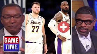 "Luka is gonna go nuclear without Bron" - NBA Gametime discuss Lakers will undefeated without James