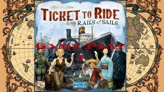 Ticket to Ride: Rails and Sails: Game Play 1