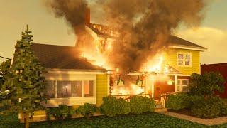 Fireplace Causes MASSIVE House FIRE | Teardown