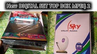 MPEG 2 box Digital set top box Unboxing