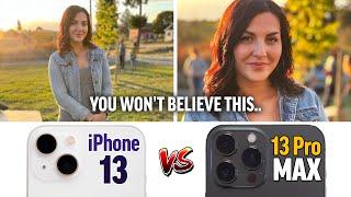 iPhone 13 vs 13 Pro Camera Test - SHOCKING DIFFERENCES!