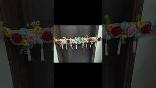 beautiful flower toran # Manya creations #youtube #shorts