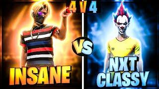 NXT CLASSY Vs INSANE ||7-0 or wot?|| 4vs4 ||They call us hackers||BEST REVENGE MATCH EVER 