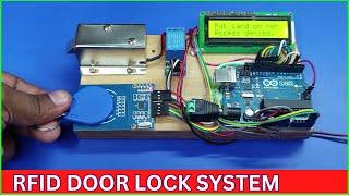 how to make rfid door lock using arduino || how to make rfid door lock project