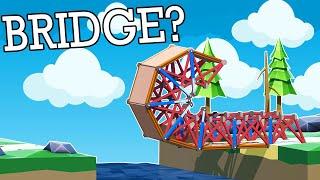 This is a REAL BRIDGE!? Recreating London's ROLLING BRIDGE in Poly Bridge 2!