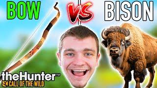 Bow and Arrow VS American Bison!