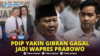 Tak Terima Pelantikan Gibran Wapres RI, PDIP Yakin PTUN Kabulkan Gugatan Soal Penetapan Anak Jokowi