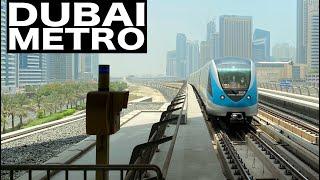 Taking the DUBAI METRO TO DUBAI MARINA MALL | 4K