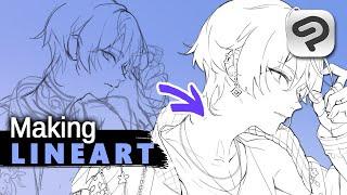 HOW TO: Making Lineart  My 8 Favourite Tips  [Clip Studio Paint]