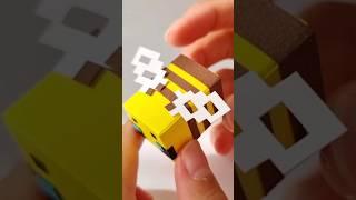 How to make a Minecraft Bee! Watch the full tutorial on my channel #shrots #minecraft #papercraft