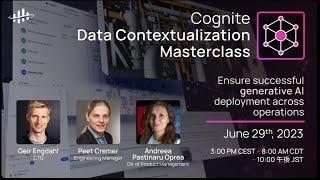 Data Contextualization Masterclass 2023