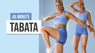 45 MIN KILLER TABATA HIIT - Full Body Cardio Workout - No Equipment, No Repeat