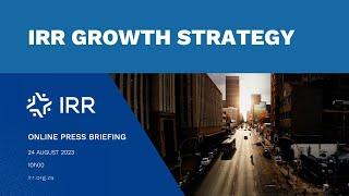 IRR Growth Strategy IRR Growth Strategy - solutions to get SA working | Online Press Briefing