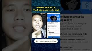 Lagi Viral!! Cara Mengembalikan Akun FB yang Dibajak - Terbaru 2023 #shorts