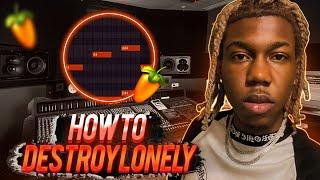 HOW TO MAKE BEATS FOR DESTROY LONELY (fl studio tutorial)