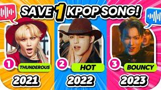 SAVE YOUR FAVORITE SONG (2021 vs 2022 vs 2023 Edition)  ANSWER - KPOP QUIZ 