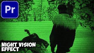 "EASY" NIGHT VISION EFFECT (Premiere Pro)