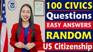 2025||100 Civics Questions [2008 Version] for the U.S Citizenship Interview |N-400| Random order!!