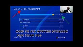 How to fix not enough system storage for your PS4