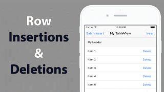 Swift - How to create UITableView programmatically, insert and delete rows with animation