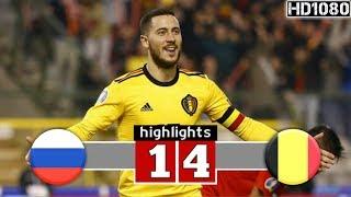 RUSSIA VS BELGIUM 1-4 • extended highlights & all goals 2019