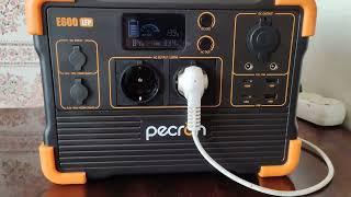 PECRON E600LFP 230V Portable Power Station 1200W 614Wh LiFePo4 EU Version