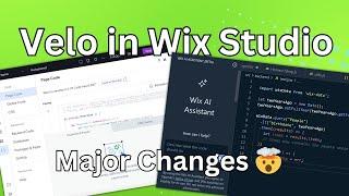What's New with Velo in Wix Studio?? Wix IDE, AI Assistant & More!