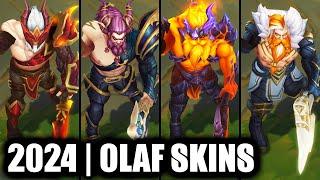 ALL OLAF SKINS SPOTLIGHT 2024 | League of Legends