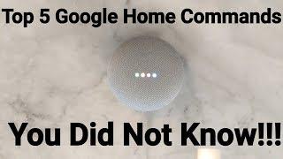 Top 5 Fun Google Home Commands That You Did Not Know About!!!