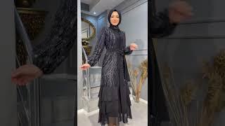 referensi model dress lebaran 2024.black elegant #dresslebaran2024#dresswanita #gamislebaranterbaru