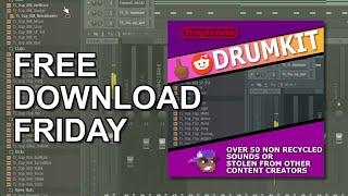 Free Download Friday! F Reddit Drum kits[Trap & Hiphop]