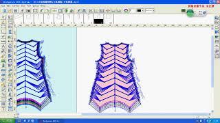 garment template software  Richpeace down jacket template demo 1