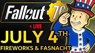 Fallout 76 Fasnacht With Fireworks On July 4th