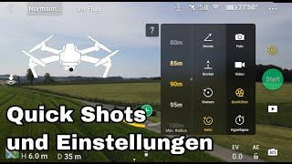 DJI Mavic Air 2 - QuickShots und Einstellungen / DEUTSCH