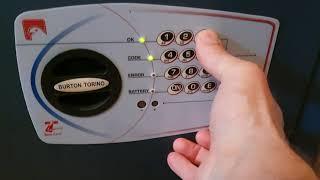 Burton Torino electronic safe. Technomax