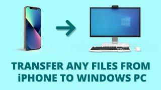 Transfer File Apa Pun Dari iPhone Ke PC Windows | Tidak diperlukan perangkat lunak kabel atau Internet