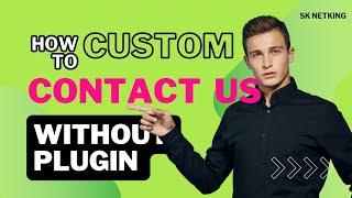 contact us form without plugin #contact_us