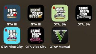 Grand Theft Auto III Definitive Edition,GTA 3,San Andreas,GTA SA,Vice City,GTA VC,GTA V The Manual