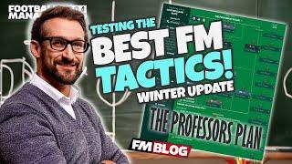 PROFESSOR'S PLAN | Testing the Best FM24 Tactics | Football Manager 2024