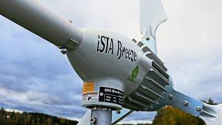 Ista Breeze I-2000 2000W Wind Turbine First Test